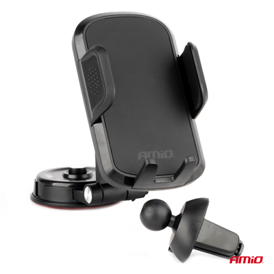 Držák telefonu na palubní desku ventilačny otvor otočný AMiO-04138
