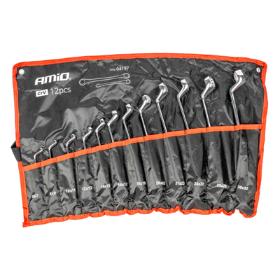 Sada očkových obojstranných klíčů 6-32cm 12 ks AMiO-04197