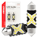 Amio 04238 LED žárovka CANBUS 12SMD Festoon C5W 2016 41mm White 12/24V AMiO-04238