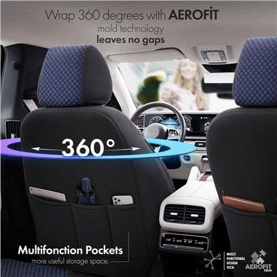 Sada autopotahů OTOM SPORT PLUS 104 BLUE NZ