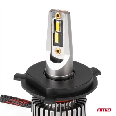LED žárovky hlavního svícení K3 H4/H19 12V 6000K canbus AMIO-03682