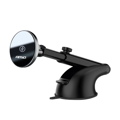 Magnetický držák telefonu s bezdrátovým indukčním nabíjením 15W AMIO-03776