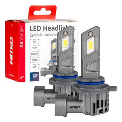 LED žárovky X5-series WINGER HIR2 6000K max 50W AMIO-03950