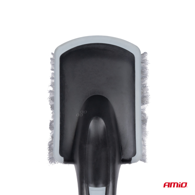 Kartáč na čištění kol, ráfků a poklic, krátký, 26 cm AMiO-04031