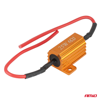 Rezistor pro LED žárovky CANBUS 6? 25W AMiO-04092
