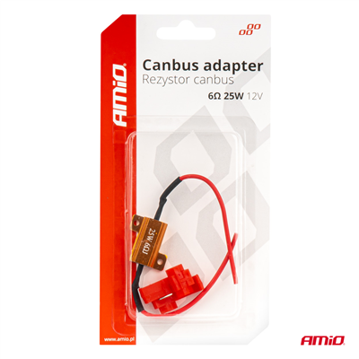 Rezistor pro LED žárovky CANBUS 6? 25W AMiO-04092