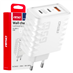 Síťová nabíječka Quick Charge 65W USB-A + 2xUSB-C AMiO-04289
