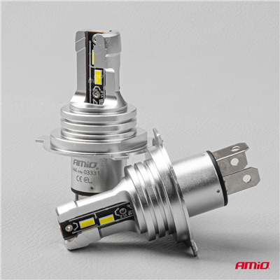 LED žárovky hlavního svícení H4/H19 H-mini Series AMiO-03331