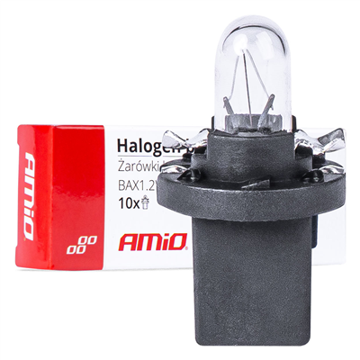 Halogenové žárovky T5 B8.5D 12V 8.5W BAX1.2W white 10ks