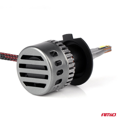 LED žárovky hlavního svícení K3 H7 12V 6000K canbus AMIO-03683