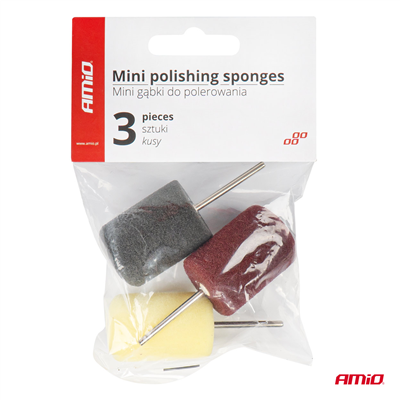 Sada mini leštících houbiček AMIO-03716