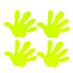 Sada reflexních nálepek HANDS AMiO-03942