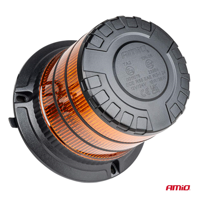 LED výstražný maják W30M 12V 24V AMIO-04111