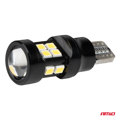 LED žárovky CANBUS T15 W16W 15SMD 2835 Bílé 12V 24V AMiO-04245