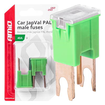 Pojistka JAPVAL PAL samec U 40A AMIO-03407