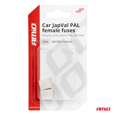 Pojistka JAPVAL PAL samice 25A AMIO-03452