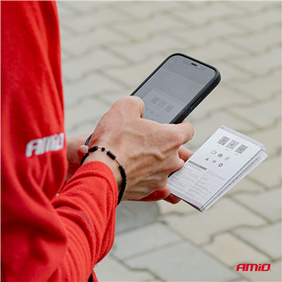 Bezdrátová WIFI couvací kamera HD-410 12v 720p AMIO-03538