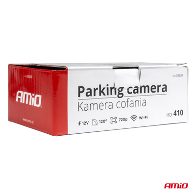 Bezdrátová WIFI couvací kamera HD-410 12v 720p AMIO-03538