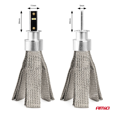 LED žárovky hlavního svícení FLEX+ H3 canbus 6000K 12V 24V AMIO-03656