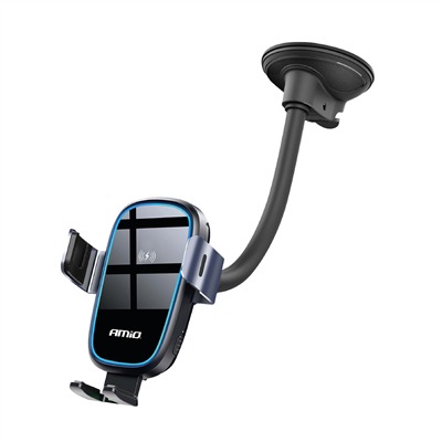 Automatický držák telefonu s bezdrátovým indukčním nabíjením 15W AMIO-03780