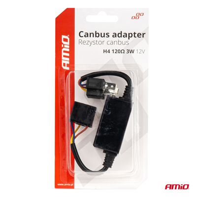 Rezistor pro LED žárovky CANBUS 3W 120? H4 AMiO-04127