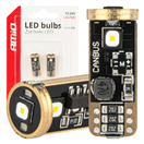 Amio 04246 LED žárovky CANBUS T10 W5W 3SMD 3838 White 12V/24V AMiO-04246