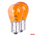 Halogenové žárovky PY21W BA15S 12V AMBER 2ks blister