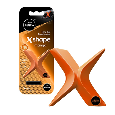 Osvěžovač vzduchu AROMA CAR X Shape Mango