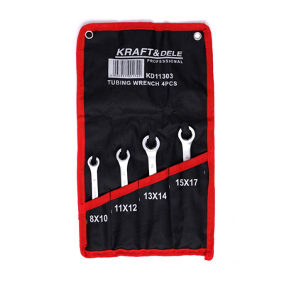 Kraft&Dele KD11303, Polootevřené klíče pro brzdové potrubí 4ks