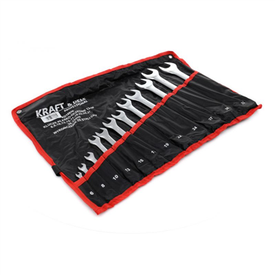 Kraft&Dele KD10938, Sada očko-plochých klíčů 12 ks