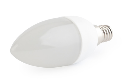 LED žárovka E14 bílá neutrální 8W C37 CCD