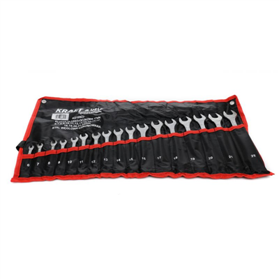 Kraft&Dele KD10923, Sada očko-plochých klíčů 17 ks