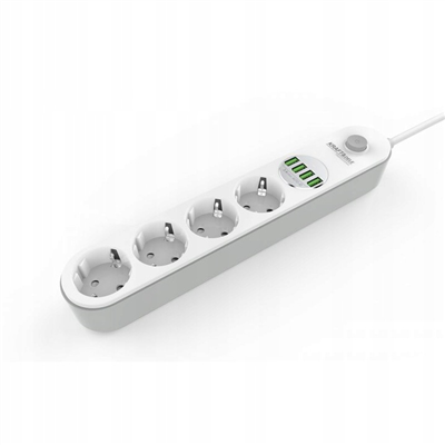 Kraft&Dele KD4030, Prodlužovací přívod 2 m 4 zásuvky/4 USB