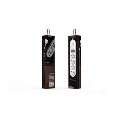 Kraft&Dele KD4030, Prodlužovací přívod 2 m 4 zásuvky/4 USB