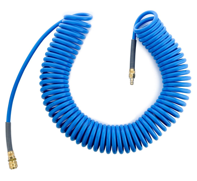 RQS 05-00-49, Spirálová polyuretanová pneumatická hadice 15m, 12x8 mm