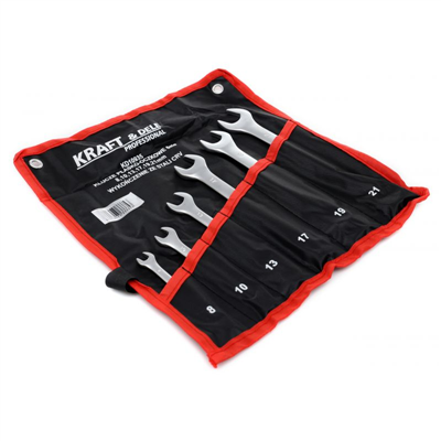 Kraft&Dele KD10935, Sada očko-plochých klíčů 6 ks