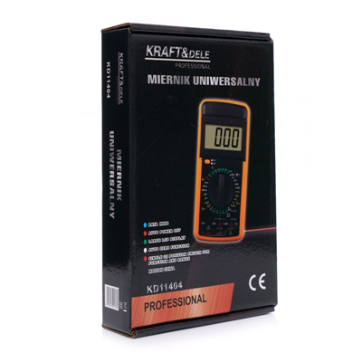Kraft&Dele KD11404, Univerzální digitální multimetr