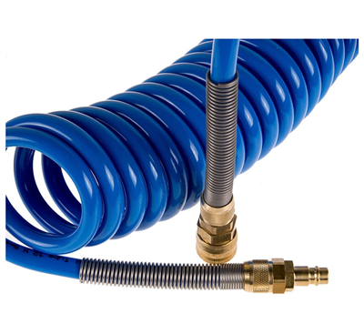 RQS 05-00-51, Spirálová polyuretanová pneumatická hadice 5m, 12x8 mm