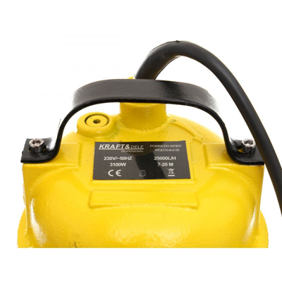 Kraft&Dele KD760, Ponorné kalové čerpadlo s drtičem, 3100 W