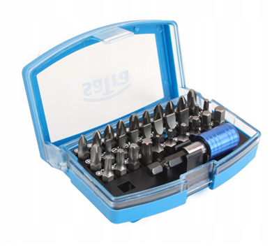 Satra S-BSET31, Sada šroubovacích bitů TORX PZ PH, 31ks