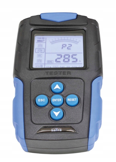 Satra S-LBA1224, Digitální tester baterií 12V/24V, 3Ah-200Ah