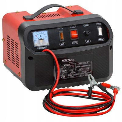 Kraft&Dele KD1910, Nabíječka autobaterií 12/24 V - 50 A
