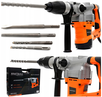 Kraft&Dele KD1694, Příklepové vrtací kladivo 2800 W