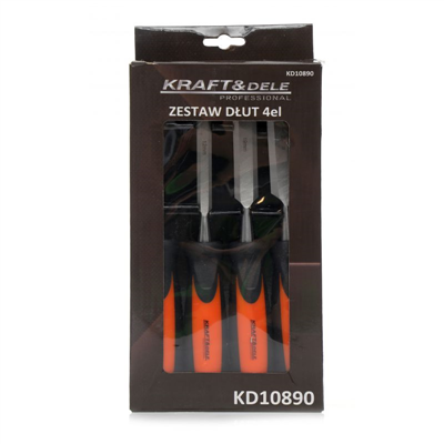 Kraft&Dele KD10890, Sada dlát do dřeva 4 ks