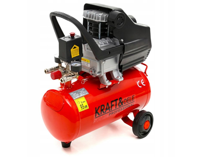 Kraft&Dele KD400, Olejový kompresor 24l | 230V