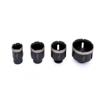 Kraft&Dele KD11227, Diamantové korunkové vrtáky vykružováky, 6-68 mm, sada 12 ks