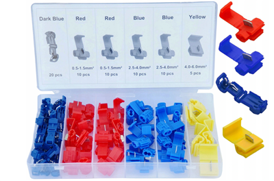 Elektrické rychlospojky, sada 65 ks, F01129