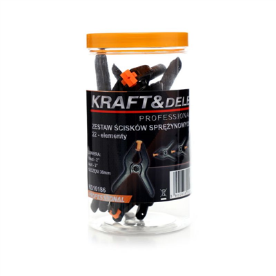 Kraft&Dele KD10186, Sada pružinových svorek 2/3