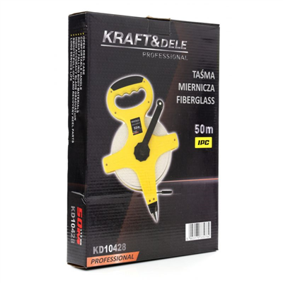 Kraft&Dele KD10428, Měřící páska fiberglass 50 m