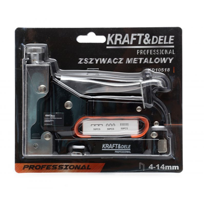Kraft&Dele KD10518, Kovová sponkovačka 4 - 14 mm